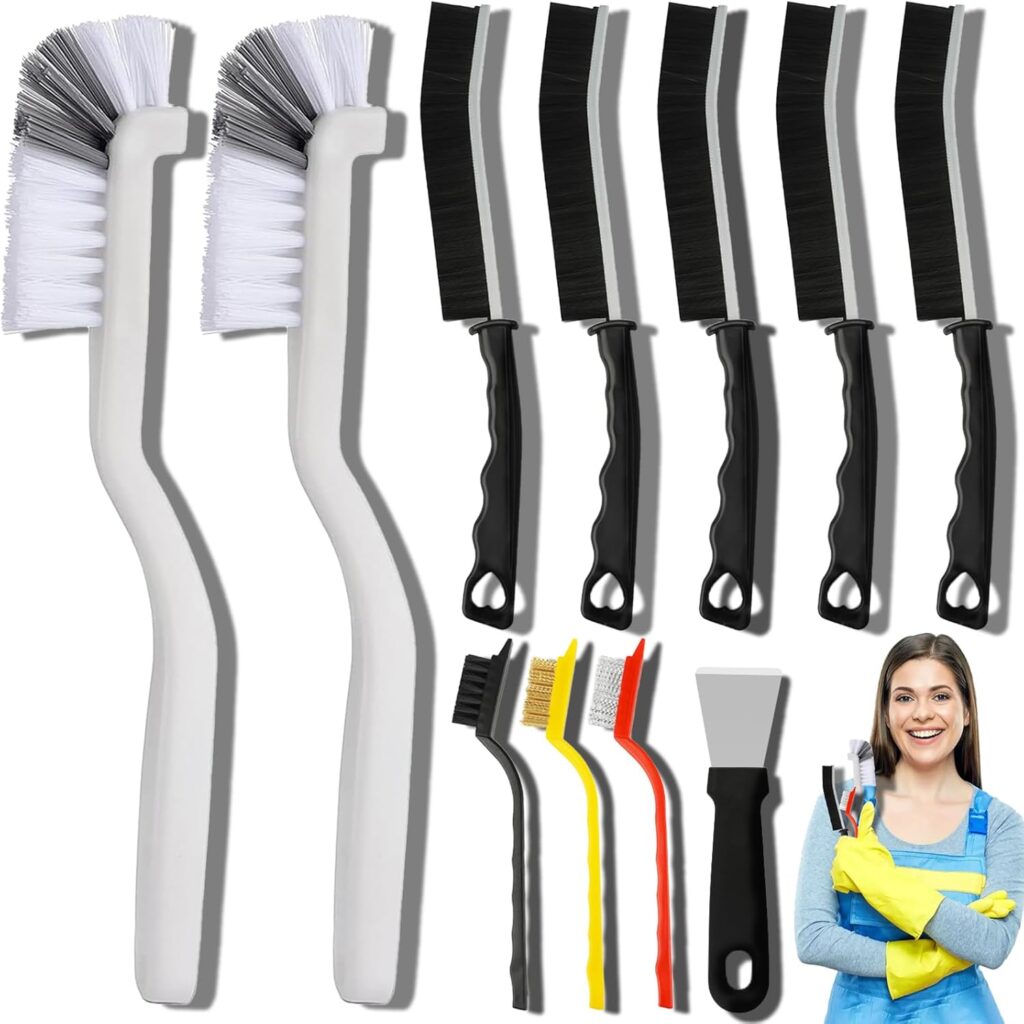 11Pcs Crevice Cleaning Brush Set, Crevice Cleaning Brush