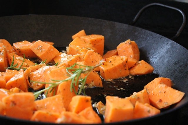 Overnight Crockpot Sweet Potato and Black Bean Hash
