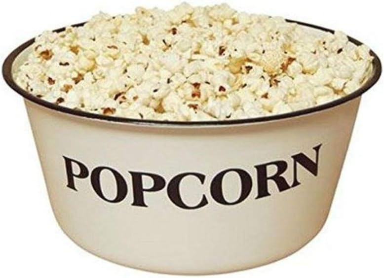 metal popcorn bowl