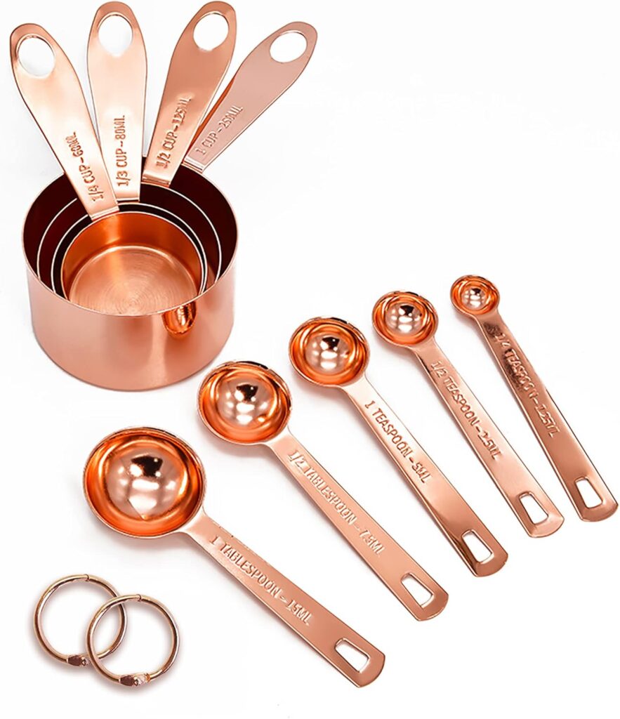 Copper measuring cups