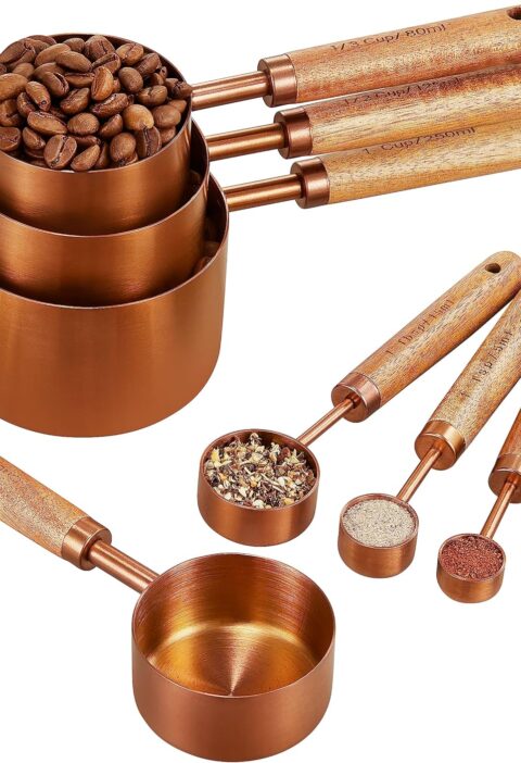 Copper measuring cups